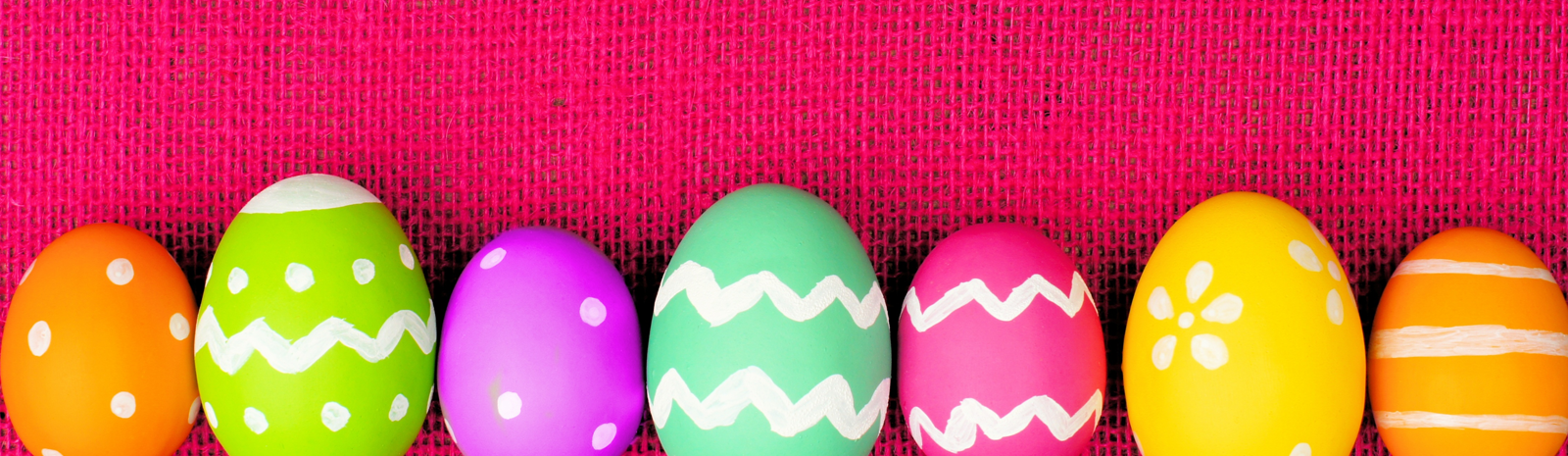 Picture of colored easter eggs