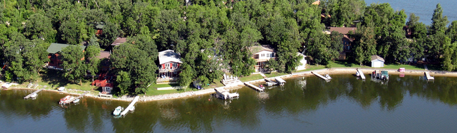 Aerial photo of Metigoshe